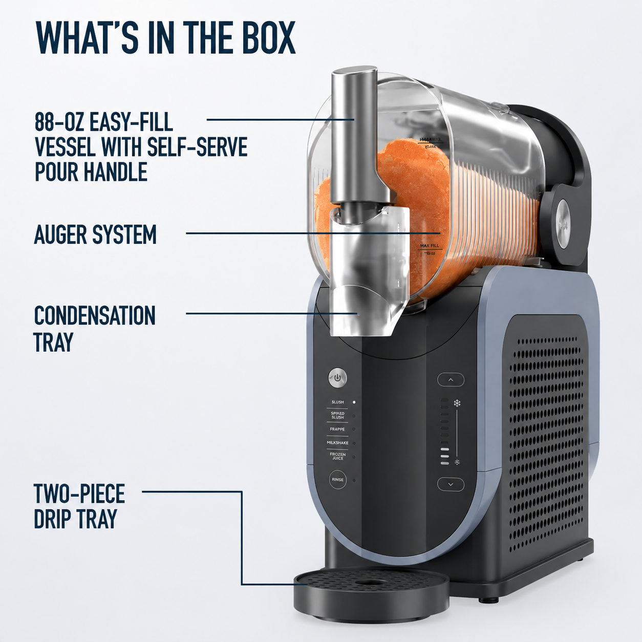 Frozen Drink Maker Machine – No Ice Slush Maker for Smooth Frozen Drinks at Home