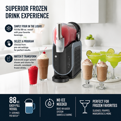 Frozen Drink Maker Machine – No Ice Slush Maker for Smooth Frozen Drinks at Home